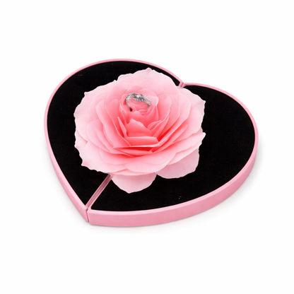 Caja Flor Para Anillo